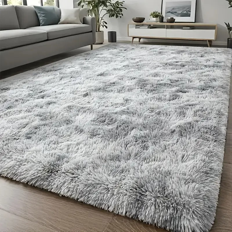 Alfombra para Sala o Dormitorio Belga Antideslizante Grid Negra